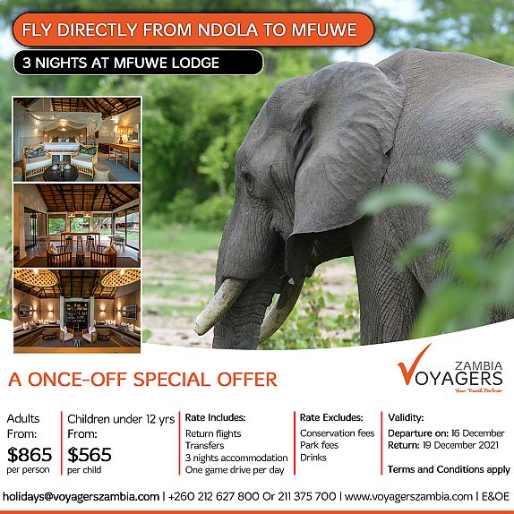 3 Nights at Mfuwe Lodge