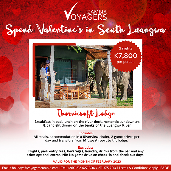 Spend Valentine's in South Luangwa