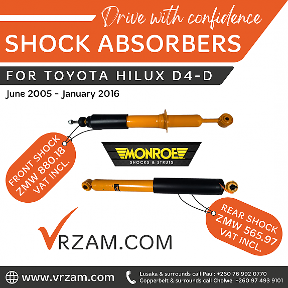 Shock Absorbers for Toyota Hilux