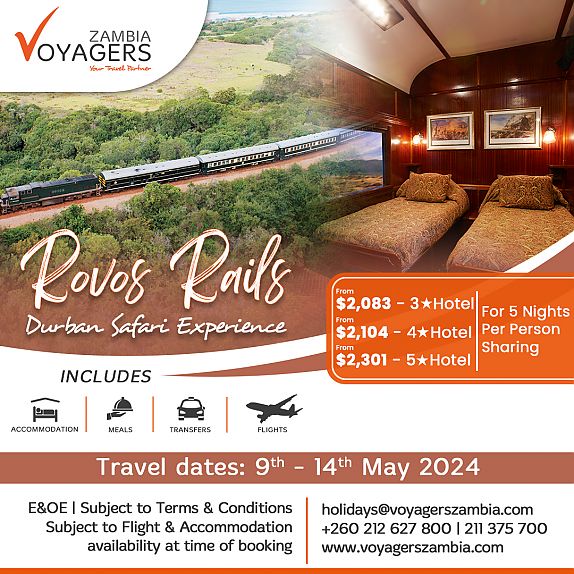 Go on a train through South Africa!